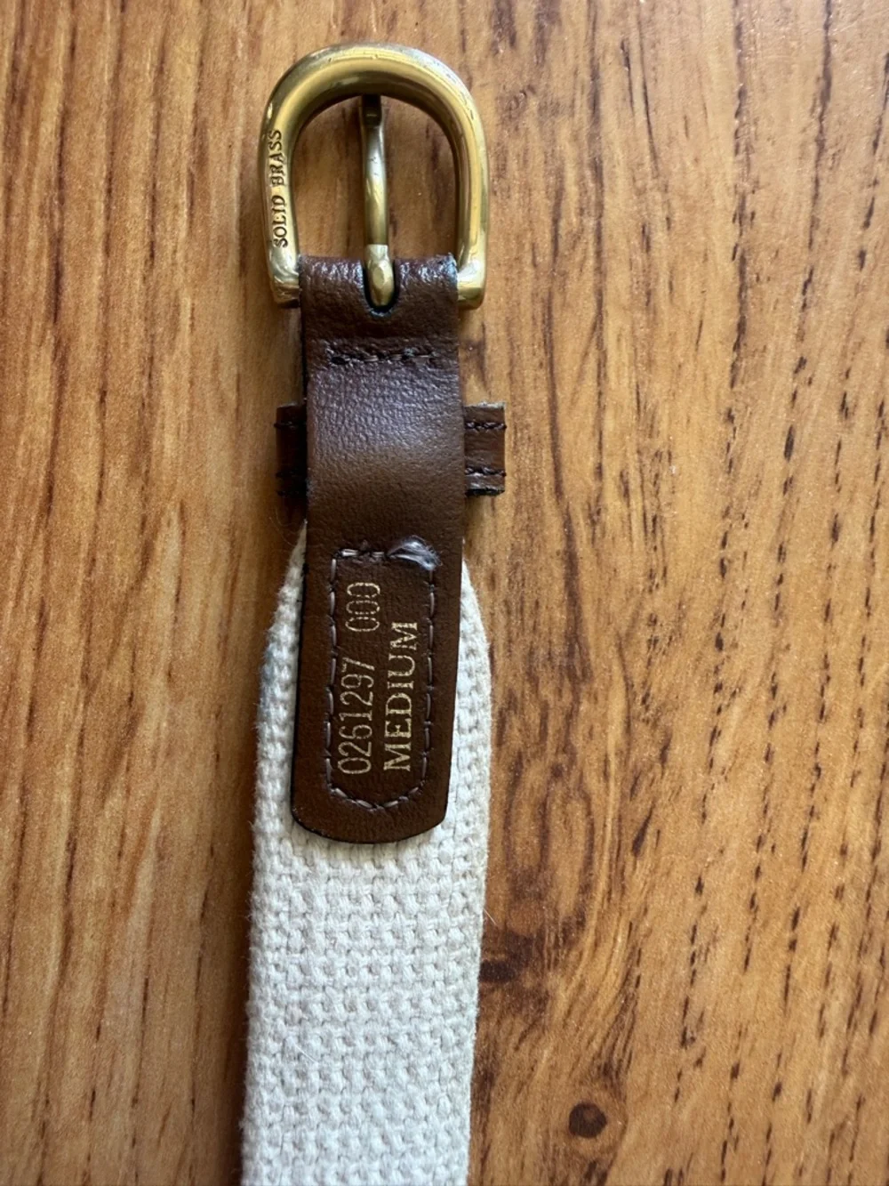 Talbots Navy Kids Belt with Multicolor Sports Stitching
